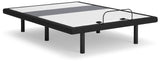 Furniture City Biloxi - Ashley Furniture - Best Base with Lumbar and Audio Queen Adjustable Base - Queen Adjustable Base / Charcoal Gray - M5X532
