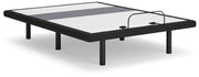 Furniture City Biloxi - Ashley Furniture - Best Base with Lumbar and Audio Queen Adjustable Base - Queen Adjustable Base / Charcoal Gray - M5X532