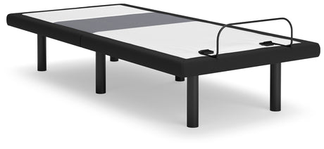 Furniture City Biloxi - Ashley Furniture - Best Base with Lumbar and Audio Twin XL Adjustable Base - TXL Adjustable Base / Charcoal Gray - M5X572