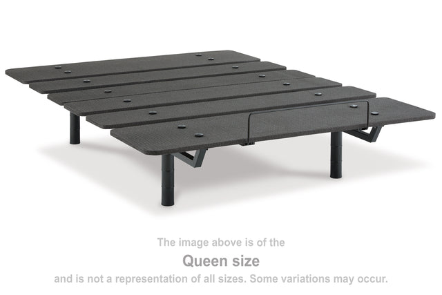 Furniture City Biloxi - Ashley Furniture - Cosmic Power Base King Adjustable Base - King Adjustable Base / Black - M8X242