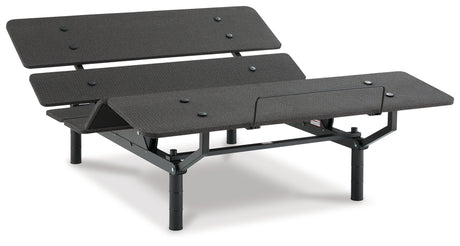Furniture City Biloxi - Ashley Furniture - Cosmic Power Base Queen Adjustable Base - Queen Adjustable Base / Black - M8X232