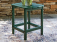 Furniture City Biloxi - Ashley Furniture - Sundown Shores Outdoor - Rectangular End Table / Green - PCP007-703