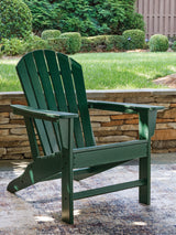 Furniture City Biloxi - Ashley Furniture - Sundown Shores Outdoor - Adirondack Chair / Green - PCP007-898