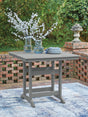 Furniture City Biloxi - Ashley Furniture - Sanctuary Beach Outdoor - Square Counter TBL w/UMB OPT - PCP227-632