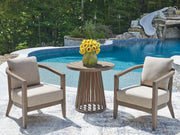 Furniture City Biloxi - Ashley Furniture - Joy Lagoon Outdoor - Chairs w/CUSH/Table Set (3/CN) - PCP310-050