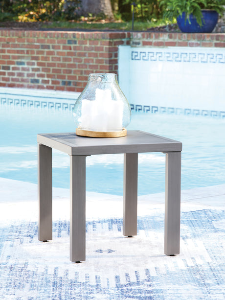 Furniture City Biloxi - Ashley Furniture - Half Moon Beach Outdoor - Square End Table - PCP418-702