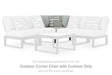 Furniture City Biloxi - Ashley Furniture - Beachloft Outdoor - 4-Piece Outdoor Sectional / Black/Gray - P490P7