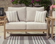 Furniture City Biloxi - Ashley Furniture - Hallow Creek Outdoor - Rectangular Cocktail Table / Driftwood - P560-701