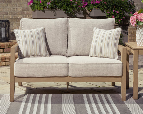 Furniture City Biloxi - Ashley Furniture - Hallow Creek Outdoor - Rectangular Cocktail Table / Driftwood - P560-701