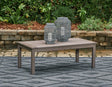 Furniture City Biloxi - Ashley Furniture - Hillside Barn Outdoor - Sofa with Cushion / Gray/Brown - P564-838