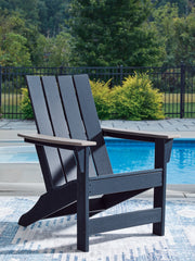 Furniture City Biloxi - Ashley Furniture - East Beach Outdoor - Adirondack Chair / Navy Blue/Driftwood - PCP587-898
