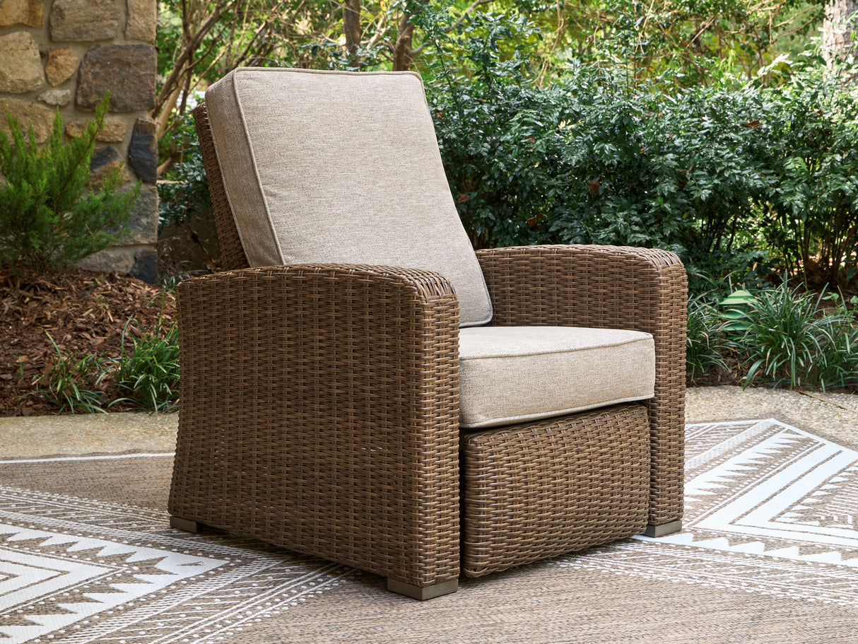 Furniture City Biloxi - Ashley Furniture - Laguna Heights Outdoor - Recliner / Beige - PCP790-825