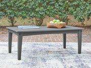 Furniture City Biloxi - Ashley Furniture - Cove Beach Outdoor - Rectangular Cocktail Table / Gray - PCP803-701