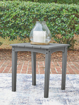 Furniture City Biloxi - Ashley Furniture - Cove Beach Outdoor - Square End Table / Gray - PCP803-702