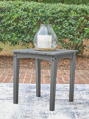 Furniture City Biloxi - Ashley Furniture - Cove Beach Outdoor - Square End Table / Gray - PCP803-702