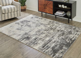 Furniture City Biloxi - Ashley Furniture - Gerdie Rug - 7'10" x 10' Rug / Cream/Gray - R404991