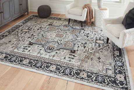 Furniture City Biloxi - Ashley Furniture - Gregmoore Rug - 7'9" x 9'11" Washable Rug / Multi - R405821