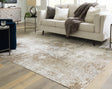 Furniture City Biloxi - Ashley Furniture - Grifflain Rug - 7'10" x 10'3" Washable Rug / Tan/Brown/Gray - R406231