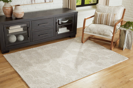 Furniture City Biloxi - Ashley Furniture - Chadess Rug - 5' x 7' Rug / Linen/Taupe - R406362