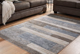 Furniture City Biloxi - Ashley Furniture - Sethburn Rug - 5' x 7' Rug / Cream/Brown/Gray - R406592