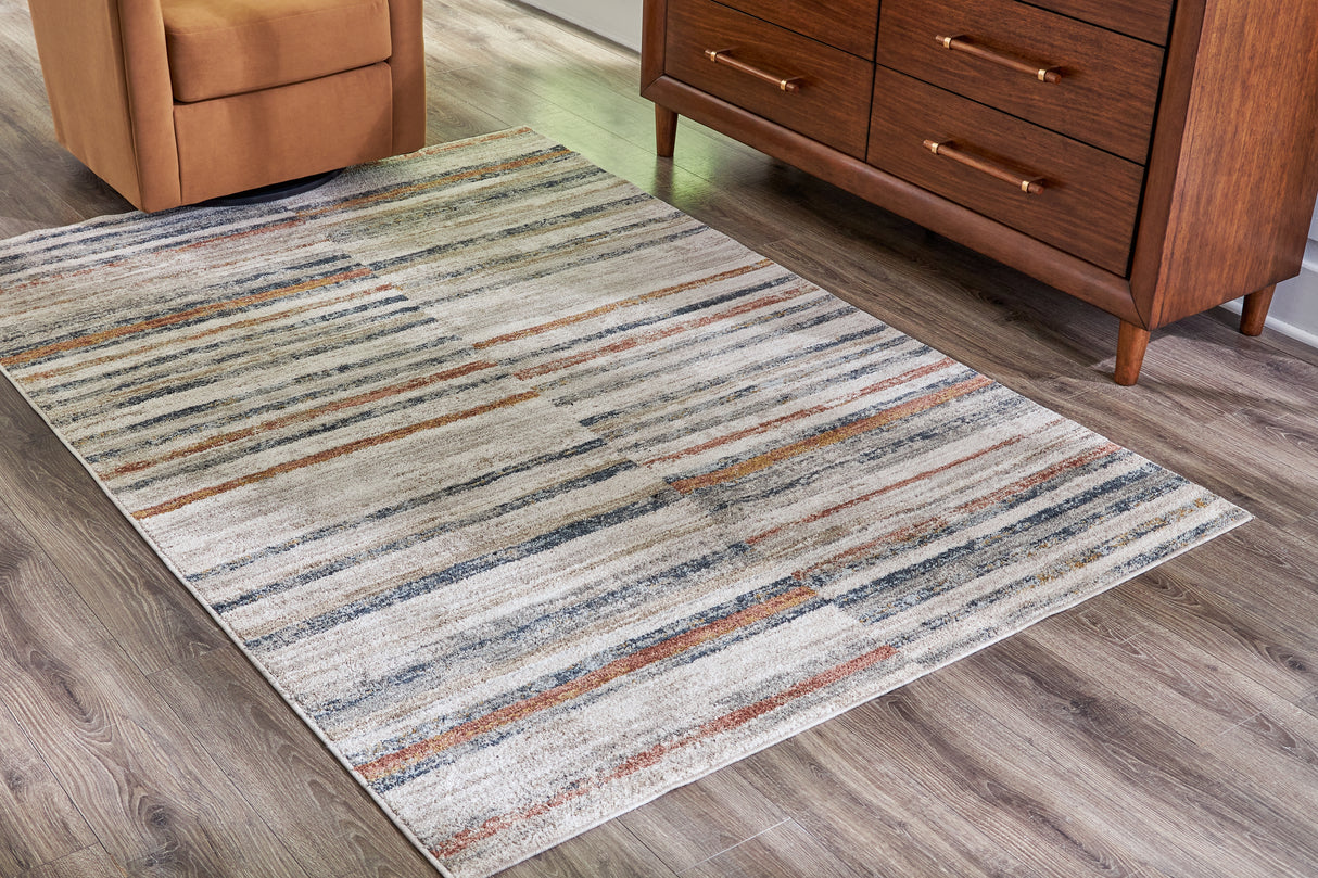 Furniture City Biloxi - Ashley Furniture - Kemart Rug - 5' x 7' Rug / Multi - R406682