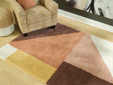 Furniture City Biloxi - Ashley Furniture - Gailmore Rug - 5' x 7' Rug / Cream/Pink/Ocher - R407172