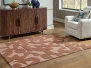 Furniture City Biloxi - Ashley Furniture - Perrenton Rug - 5' x 7' Rug / Clay - R407202