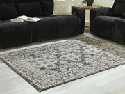 Furniture City Biloxi - Ashley Furniture - Glennisman Rug - Medium Rug / Black/Gray/Ivory - R407272