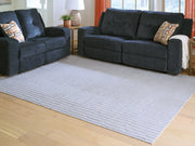 Furniture City Biloxi - Ashley Furniture - Worthley Rug - Washable 8' x 10' Area Rug / Gray - R407451