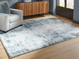 Furniture City Biloxi - Ashley Furniture - Arlenmont Rug - 5' x 7' Area Rug / Blue/White/Brown - R407482