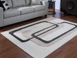 Furniture City Biloxi - Ashley Furniture - Davismour Rug - 7'8" x 10' Area Rug / Ivory/Taupe/Charcoal - R407561