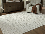 Furniture City Biloxi - Ashley Furniture - Empriss Rug - 7'8" x 10' Area Rug / Ivory - R407621