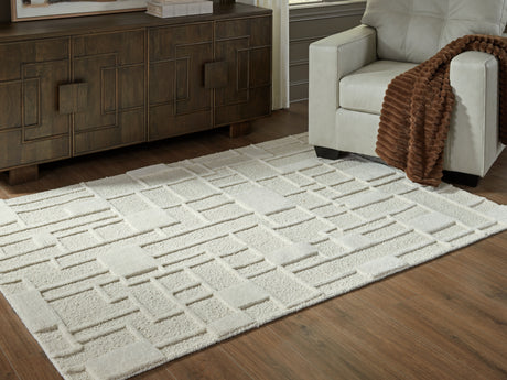 Furniture City Biloxi - Ashley Furniture - Empriss Rug - 5' x 7' Area Rug / Ivory - R407622