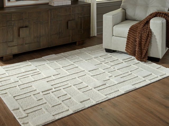 Furniture City Biloxi - Ashley Furniture - Empriss Rug - 5' x 7' Area Rug / Ivory - R407622