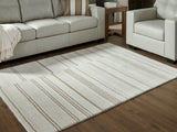 Furniture City Biloxi - Ashley Furniture - Gadence Rug - 5' x 7' Area Rug / Ivory/Tan - R407642