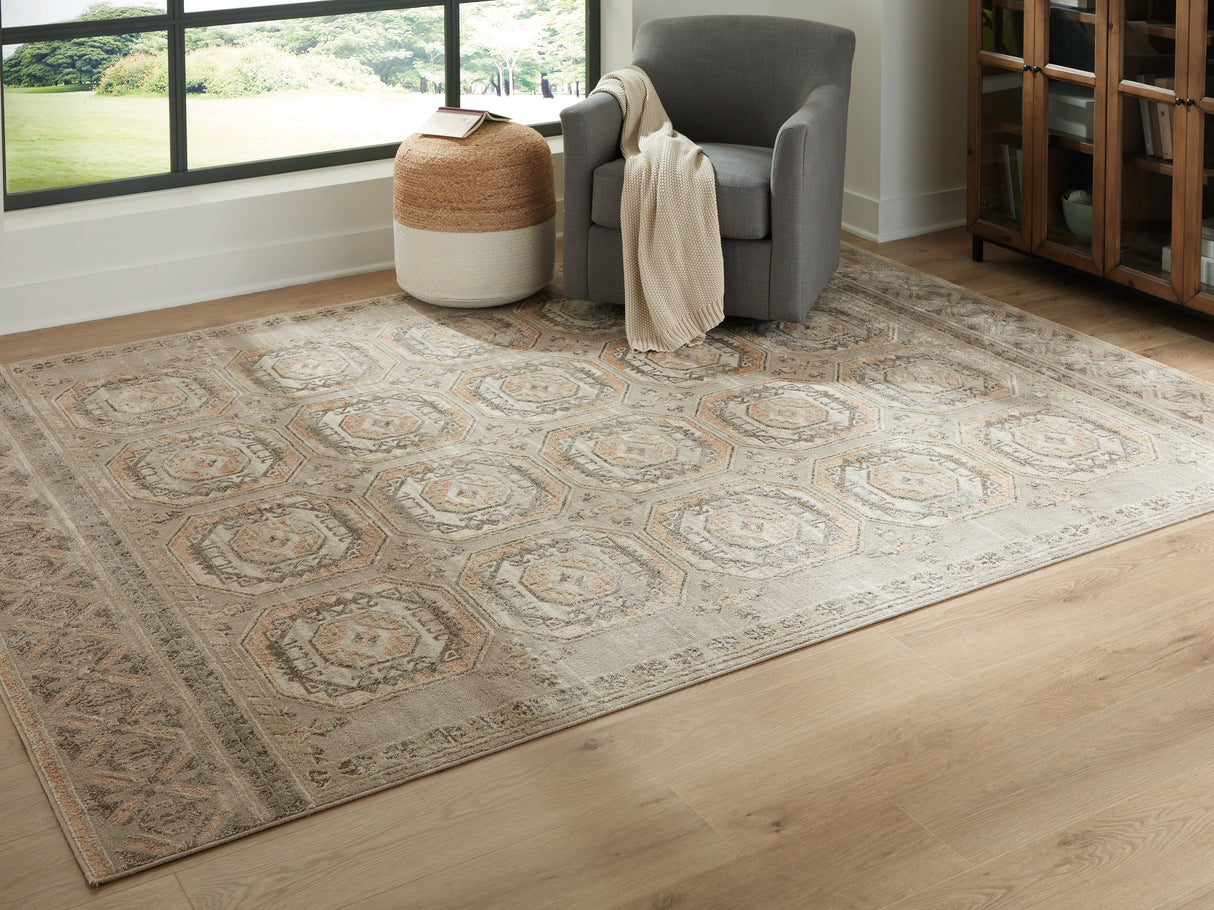 Furniture City Biloxi - Ashley Furniture - Bachby Rug - 7'10" x 10' Area Rug / Multi - R407681