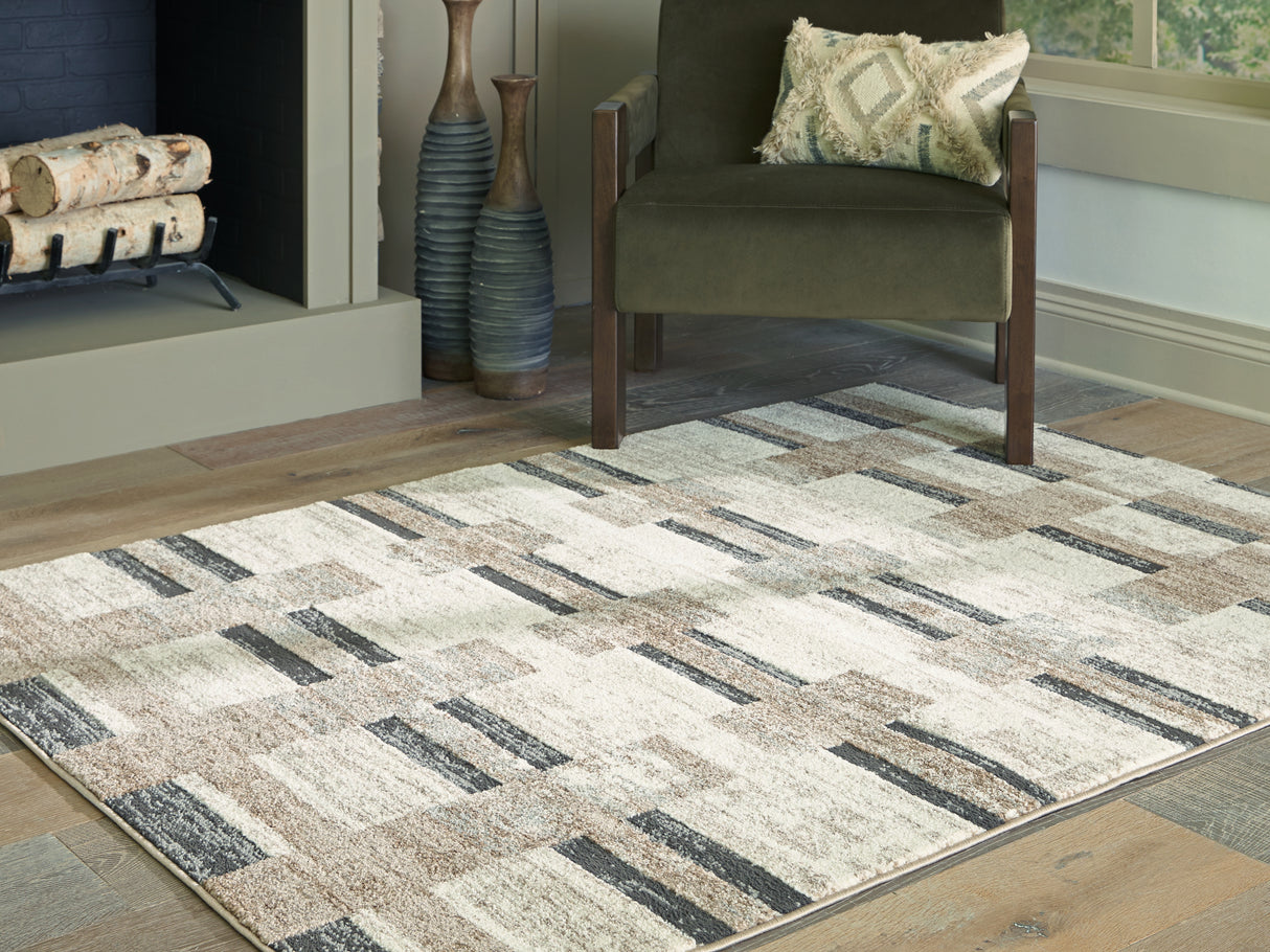 Furniture City Biloxi - Ashley Furniture - Alstone Rug - 5'3" x 7' Area Rug / Multi - R407732