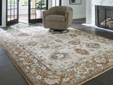 Furniture City Biloxi - Ashley Furniture - Ainswick Rug - Memory Foam Large Rug / Brown/Beige/Gray - R407881