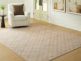 Furniture City Biloxi - Ashley Furniture - Lyamford Rug - Large Rug / Beige/Gray/Brown - R408501