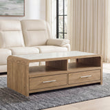 Furniture City Biloxi - Ashley Furniture - Dovander Coffee Table - Rectangular Cocktail Table - T1121-1