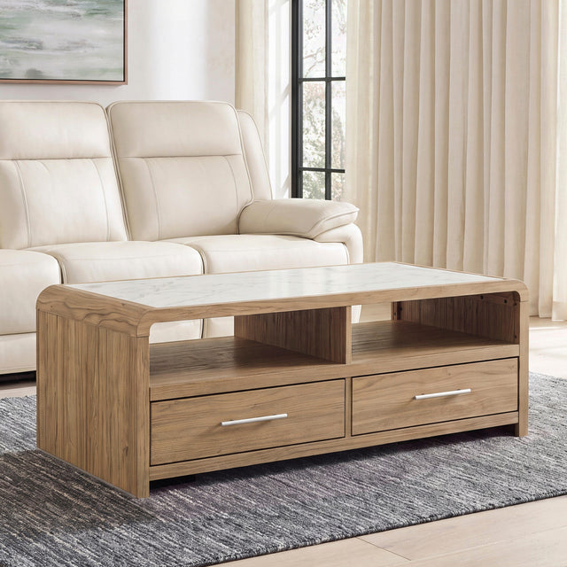 Furniture City Biloxi - Ashley Furniture - Dovander Coffee Table - Rectangular Cocktail Table - T1121-1
