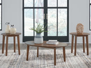 Furniture City Biloxi - Ashley Furniture - Gordonay Table (Set of 3) - Occasional Table Set (3/CN) / Brown - T155-13