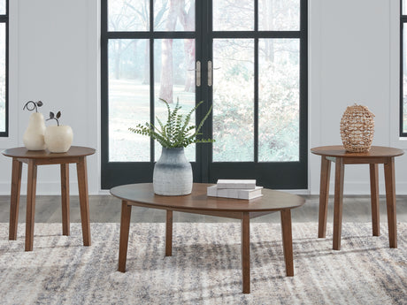 Furniture City Biloxi - Ashley Furniture - Gordonay Table (Set of 3) - Occasional Table Set (3/CN) / Brown - T155-13