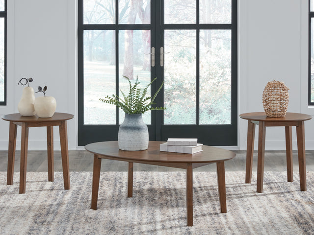 Furniture City Biloxi - Ashley Furniture - Gordonay Table (Set of 3) - Occasional Table Set (3/CN) / Brown - T155-13