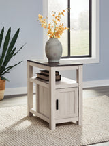 Furniture City Biloxi - Ashley Furniture - Fendenmore Chairside End Table - Chair Side End Table / Brown Gray/Antique White - T190-217