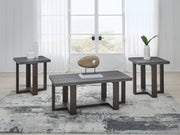 Furniture City Biloxi - Ashley Furniture - Dynnford Table (Set of 3) - Occasional Table Set (3/CN) / Gray/Brown - T216-13