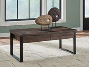 Furniture City Biloxi - Ashley Furniture - Wickman Falls Coffee Table - Rectangular Cocktail Table - T318-1