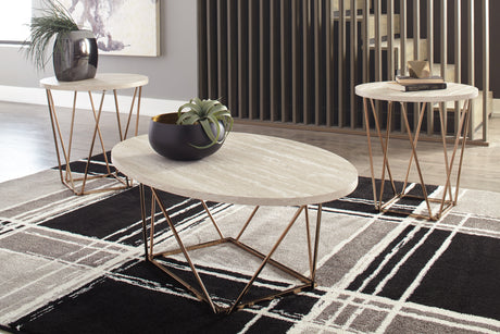 Furniture City Biloxi - Ashley Furniture - Tarica Table (Set of 3) - Occasional Table Set (3/CN) / Two-tone - T385-13