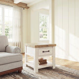 Furniture City Biloxi - Ashley Furniture - Savonport End Table - Rectangular End Table - T4615-3
