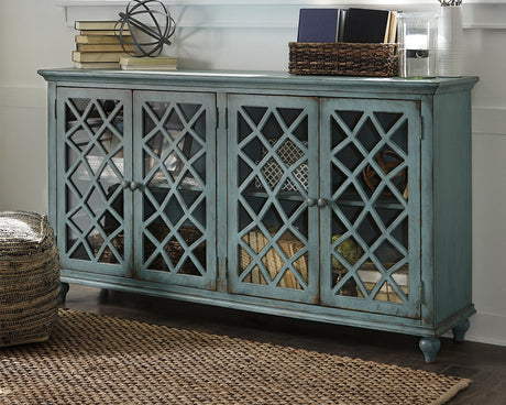 Furniture City Biloxi - Ashley Furniture - Mirimyn Accent Cabinet - Accent Cabinet / Antique White - T505-560